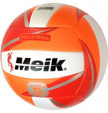 C28683-3 Мяч волейбольный "Meik-QS-V519" (оранжевый), TPU 2.5,  270 гр, машинная сшивка