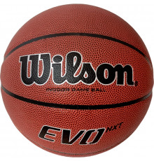E43142 Мяч баскетбольный "Wilson-Evo NXT" ПУ, №7 (коричневый)